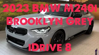 2023 BMW M240i in Brooklyn Grey - iDrive8!