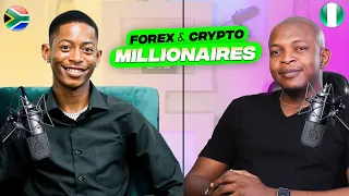 How These 2 Africans Made Millions in Forex and  Crypto - 🇿🇦 Lesiba Mothupi and 🇳🇬 Jude Umeano