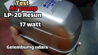 Test air pump LP 20 Resun/review