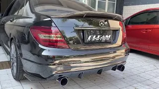 Mercedes Benz C200 W204 AMG exhaust