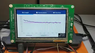 STM32F746g - LVGL - FreeRTOS - DC motor control