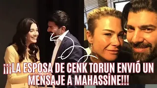 THERE IS A MESSAGE FROM CENK TORUN'S WIFE TO MAHASSINE!