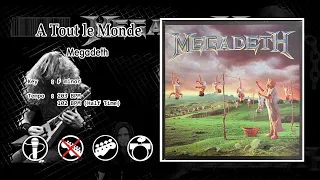 Megadeth - A Tout Le Monde (Backing Track - No Guitar)