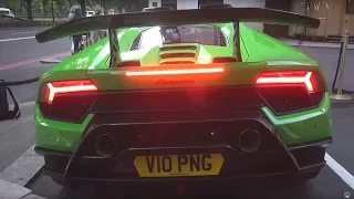 Lamborghini Huracan Performante CRAZY SOUNDS in London!!
