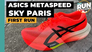 Asics Metaspeed Sky Paris First Run Review: Three runners test the Metaspeed Sky+ successor