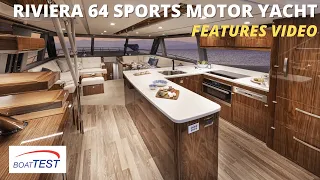 Riviera 64 Sports Motor Yacht (2021) - Features Video