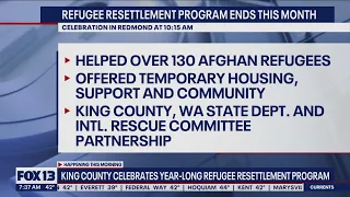 King County celebrates year-long refugee resettlement program | FOX 13 Seattle