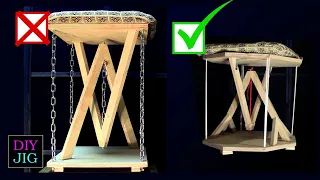 Impossible Stool Improvement - Tensegrity Stool - DIY JIG