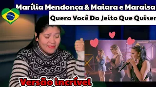 Marília Mendonça & Maiara e Maraisa - Quero Você Do Jeito Que Quiser /REACTION #MaríliaMendonça