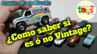 Hotwheels Como identificar un auto vintage