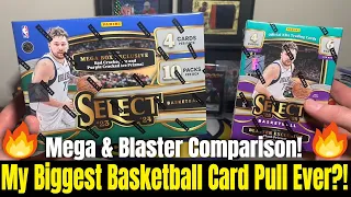 *🎉BIGGEST BASKETBALL CARD I'VE EVER PULLED?!🎉* Comparing The NEW Select Basketball Megas & Blasters!