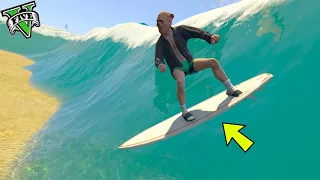 GTA 5 ONLINE 🐷 TSUNAMI SURF ESTREMO !!! 🐷 DAJE !!