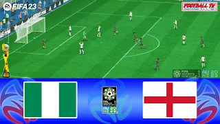 FIFA 23 | England vs Nigeria | FIFA Women's World Cup 2023 - Round of 16 | Gameplay PC