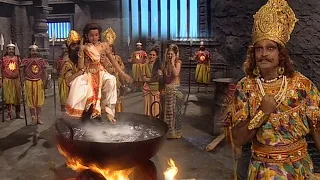 गर्म तेल से भरी लोहे की कढ़ाई में डाला विष्णु भक्त प्रहलाद को | Laxami Narayan Aur Bhakt Prahlad
