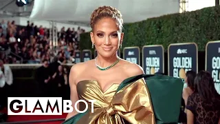 Jennifer Lopez GLAMBOT: Behind the Scenes at 2020 Golden Globes | E! Red Carpet & Award Shows