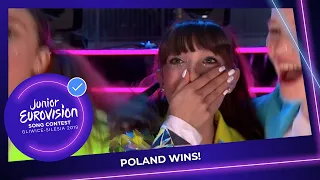 Viki Gabor from Poland wins the Junior Eurovision Song Contest 2019! 🇵🇱