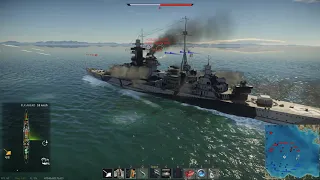 War Thunder | 7 Kills with Admiral Hipper vs An Entire Enemy Fleet