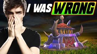 I have a huge apology to make. This guy did not cheat - WC3 - Grubby