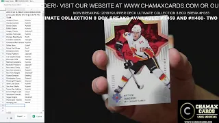 BREAKING TONIGHT: 2018/19 UPPER DECK ULTIMATE COLLECTION 8 BOX BREAK #H353