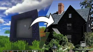 minecraft: How To make a portal the $24m Hillside Mansion Dimension