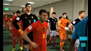 Scotland vs Belgium | PES 2018 Gameplay PC