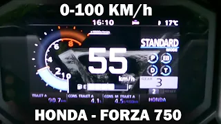 0-100 km/h FORZA 750 2021 HONDA