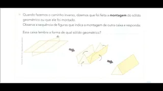 PLANIFICAÇÃO DE SOLIDOS GEOMETRICOS - LIVRO DE MATEMÁTICA APIS 5º ANO