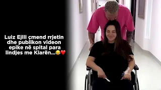 Luiz Ejlli çmend rrjetin dhe publikon videon epike në spital para lindjes me Kiarën…😂❤️