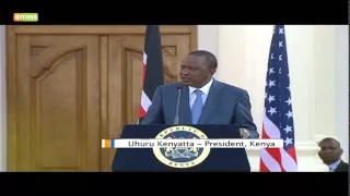 President Kenyatta disagrees with President Obama on gay rights