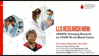 LLS Research Now – Update: Emerging Research on COVID-19 and Blood Cancer