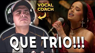 BECKY G, ANGELA Y LEONARDO AGUILAR | POR EL CONTRARIO | Reacción y Análisis | Vocal Coach