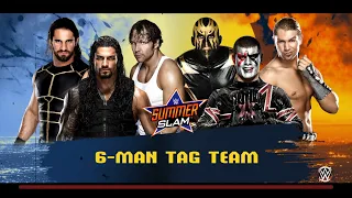 🔥WWE.Summer Slam.The Shield vs StarDust And Gold Dust Tyler Breeze🔥