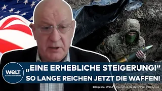 UKRAINE: Neue Waffenlieferungen aus USA - So lange reichen die Waffen an Front gegen Russland!