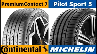 Continental PremiumContact 7 vs Michelin Pilot Sport 5