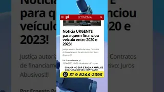 🚗 Juros Abusivos em Financiamentos de Carros | Justiça determinou revisão de TODOS CONTRATOS! 🚗