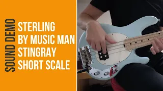 Sterling by Music Man Stingray Short Scale Bass - Sound Demo (no talking)