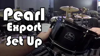 ASMR Drum Tech POV | Pearl Export | Joey Jordison Snare