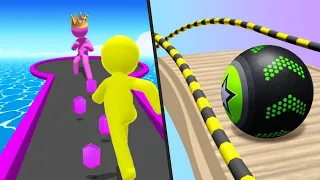 Giant Rush / Going Balls - All Levels Gameplay Walkthrough UPDATE Android,iOS - BEST android GAMES