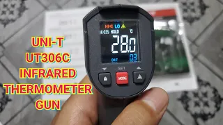 UNI-T UT306C Infrared Thermometer Gun Max Min Average Difference Alarm HI LO -50-500 degree Celcius