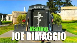 Famous Grave - Baseball Legend JOE DIMAGGIO -  In Colma, So. San Francisco, CA