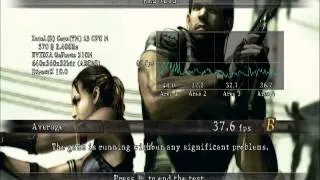 Resident Evil 5 Geforce 310M Benchmark