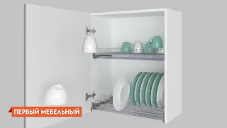 Как установить сушилку для посуды в шкаф?