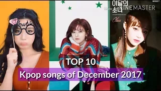 ( TOP 10 ) Kpop songs of December 2017 (Girl Group and Female solo)