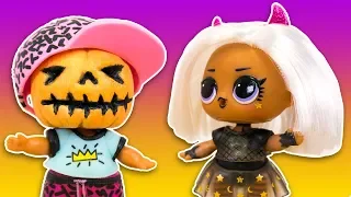 КУКЛЫ ЛОЛ ХЭЛЛОУИН Вечеринка Мультик ЛОЛ Видео с игрушками HALLOWEEN LOL SURPRISE DOLLS DIY