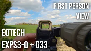 EoTech EXPS3-0 with G33 Magnifier - First Person View