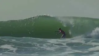 Kelly Slater's Impossible Barrel and Floater at Ocean Beach - Rip Curl Pro Search 2011