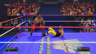 WWE 2K24 Yokozuna VS Jerry Lawler WWF Championship