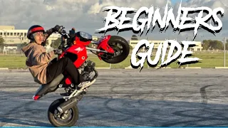 How To WHEELIE a Grom (Beginners Guide)