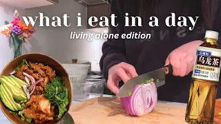 what i eat in a day living alone 🥗 cooking healthy simple meals