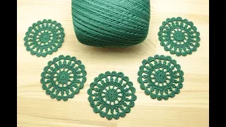 Как связать ажурный мотив КРУГ вязание крючком How to Crochet for Beginners